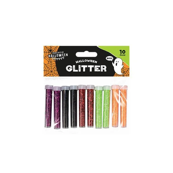 Halloween Glitter Tubes 10 Pack