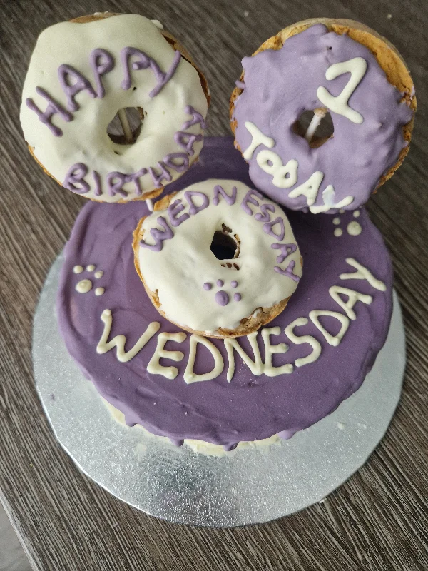 Happy Tails Barkery Doughnut Doggie Birthday Cakes