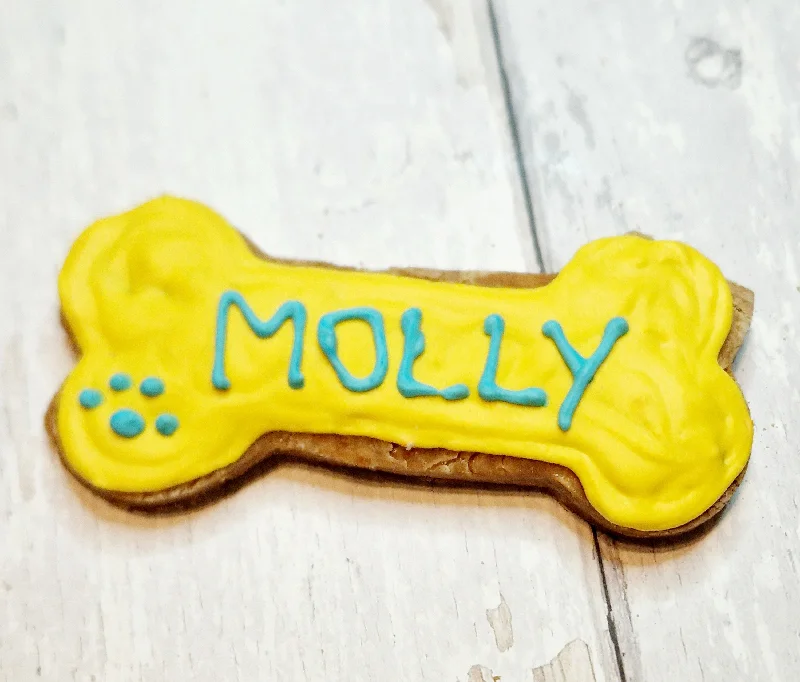 Happy Tails Barkery Iced Bone Dog Treat- Personalised