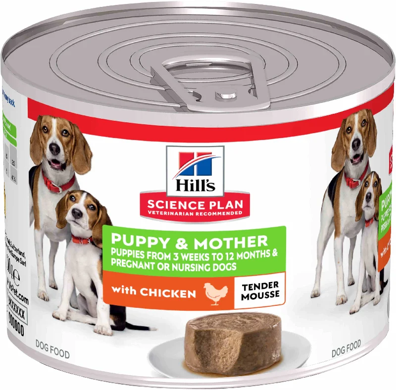 HILL's SP Mousse Puppy & Mother Conserv hrană umedă pentru câini, cu Pui 200g