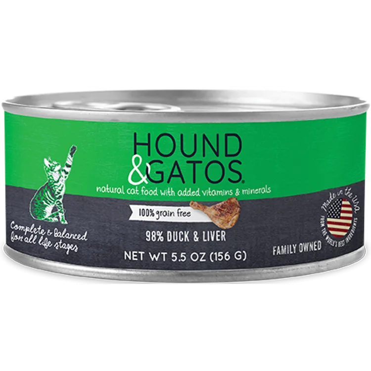 HOUND & GATOS Duck and Liver Pâté, 156g (5.5oz)