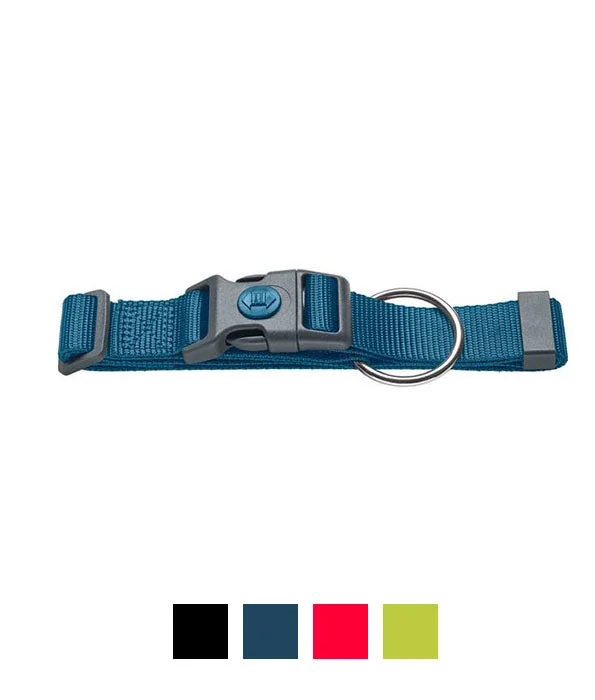 Hunter London Dog Collar  - L/DBLUE