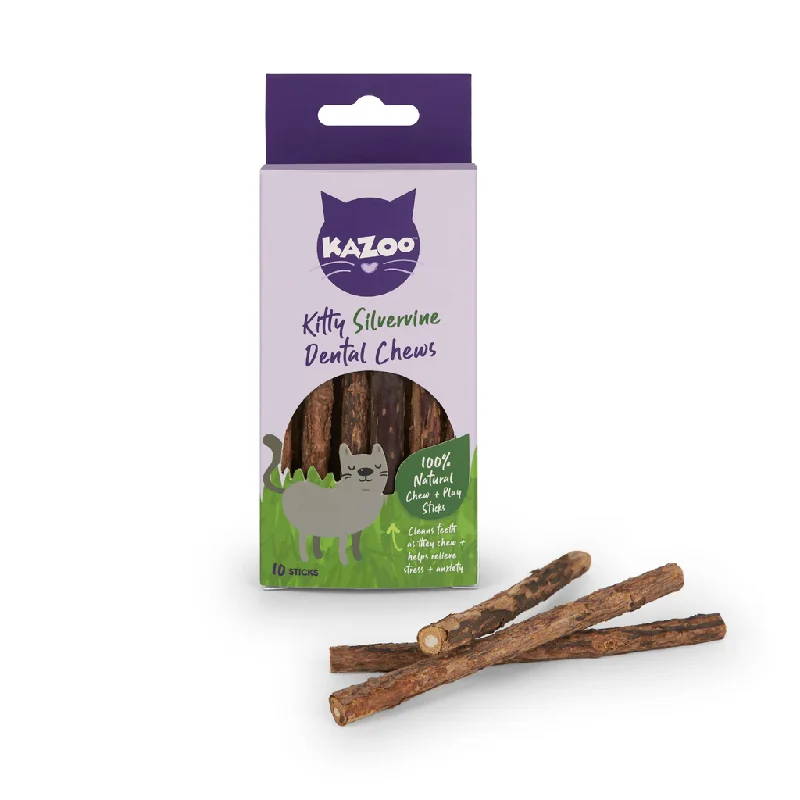 Kazoo Kitty Silvervine Dental Cat Chews