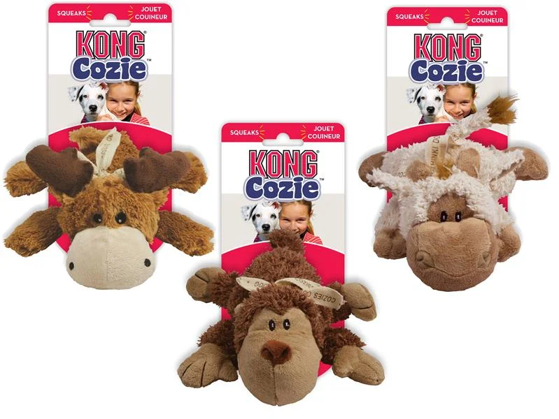 KONG Cozies Dog Toy- Medium - 3 Characters To Collect