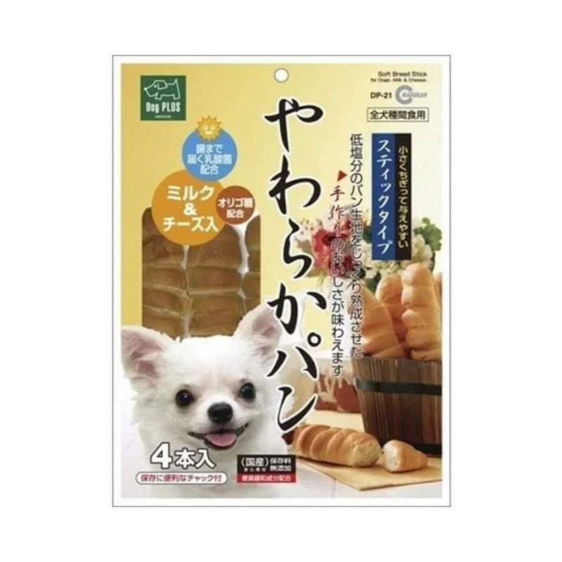 Marukan Soft Bread Stick Milk Cheese Dog Treat