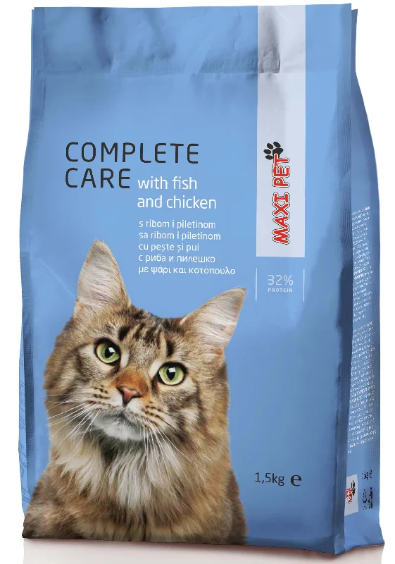 MAXI PET Complete Care s ribom i piletinom, za mačke, 1,5kg