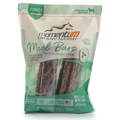 Momentum Carnivore Nutrition Freeze-Dried Turkey Meal Bar 8.8oz