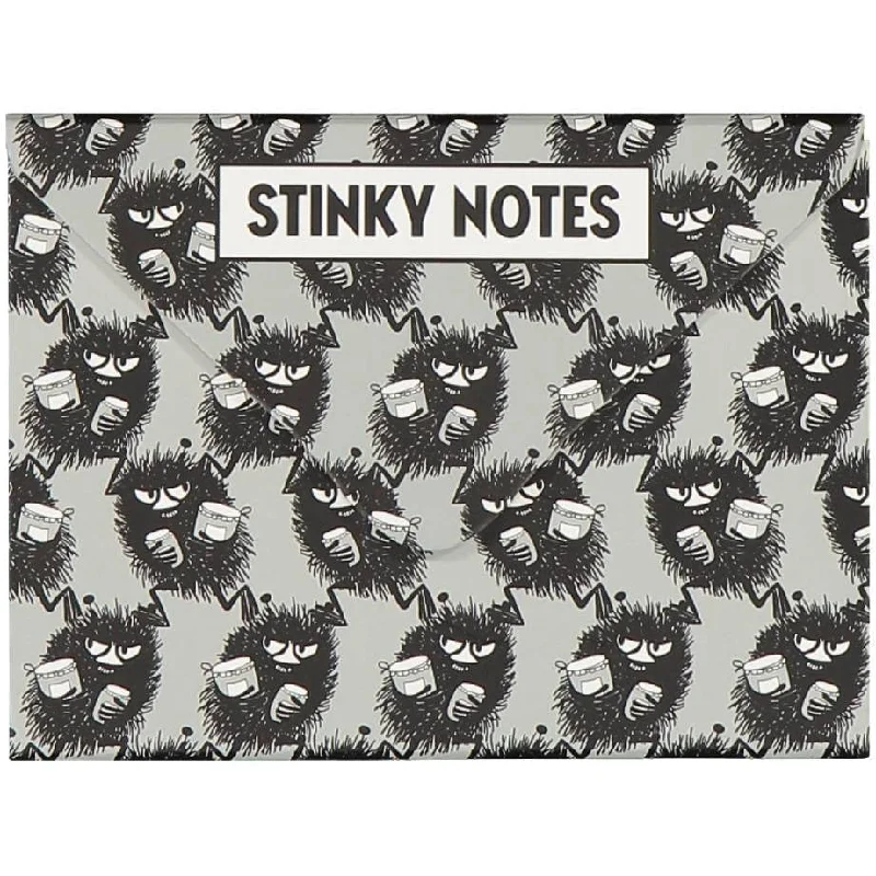 Stinky Pop Art Notes Grey - Anglo-Nordic