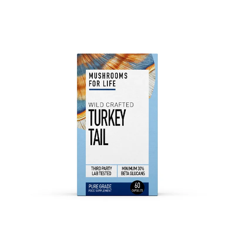 Mushrooms for Life Wild Crafted Turkey Tail 60 Capsules