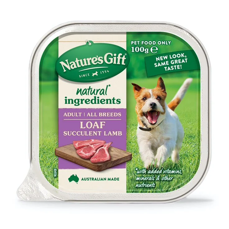 Nature's Gift Casserole Gravy Style Lamb, Vegetable & Barley Tray Dog Food