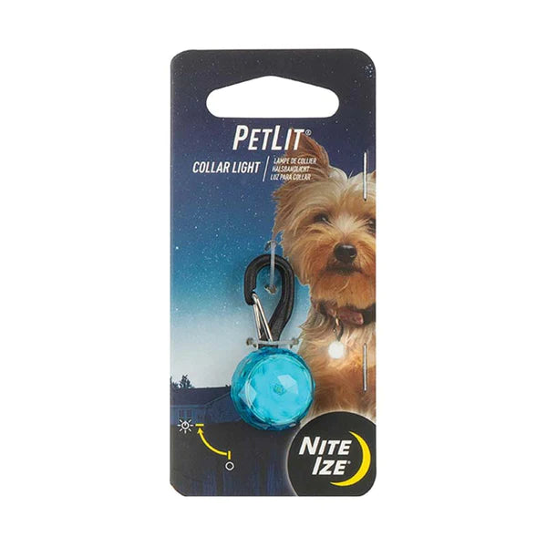 Nite Ize PetLit Collar Light Turqoise Jewel