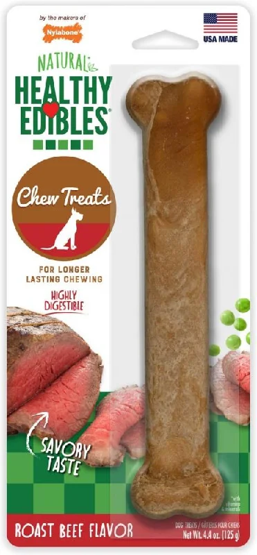 Nylabone Healthy Edibles Roast Beef Flavor Bone Dog Treat (Souper)