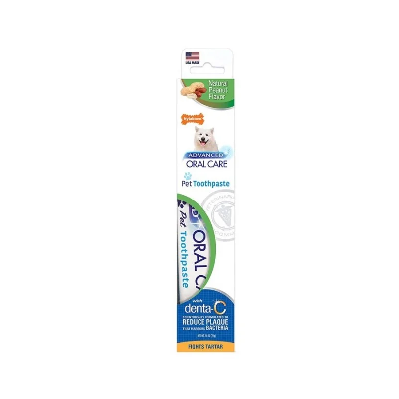 Nylabone Oral Care Toothpaste 70g Peanut Butter