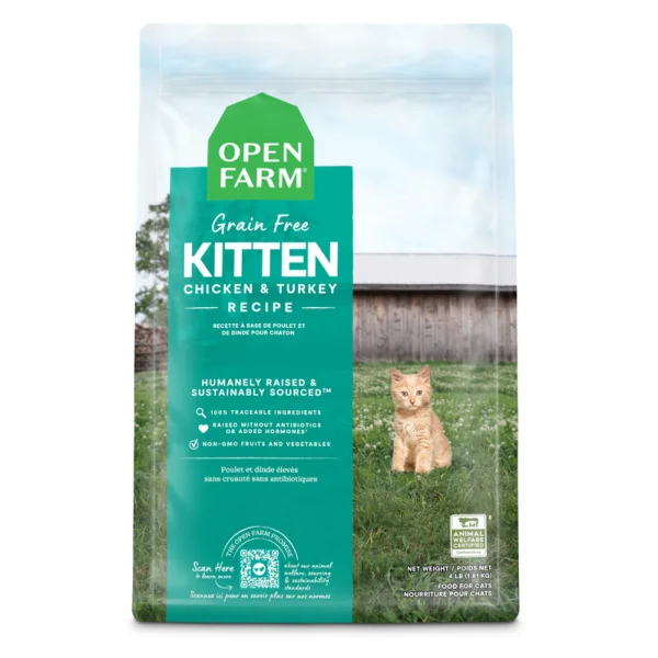 OPEN FARM Kitten Chicken & Turkey, 1.81kg (4lb)