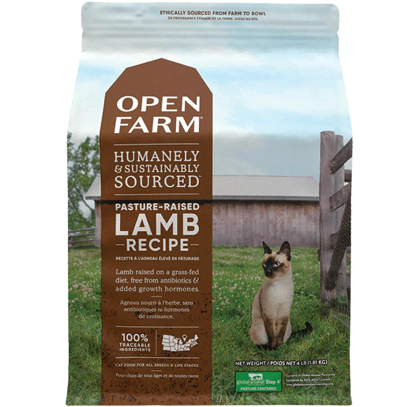 Open Farm Pasture Raised Lamb Dry Cat Food - 4 lbs