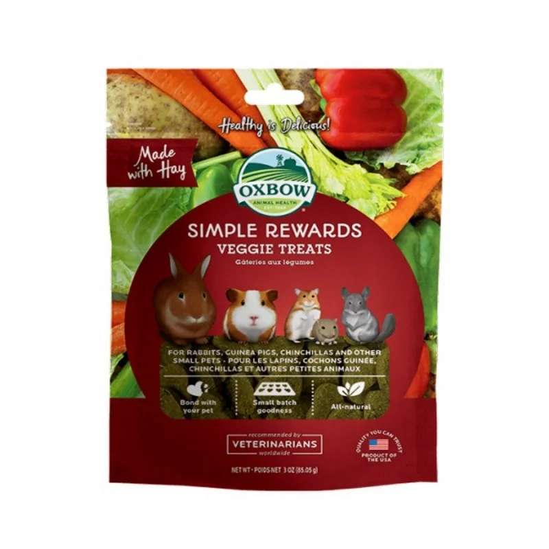 Oxbow Simple Reward Veggie Treats Small Animal Treats