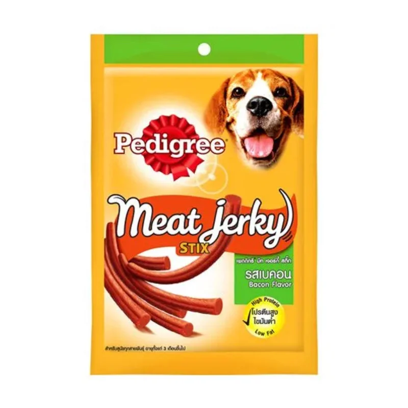 Pedigree Adult Dog Treats Meat Jerky Stix Bacon, 60 g