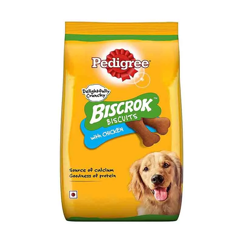 Pedigree Biscrok Biscuits Chicken Flavour, Dog Treat