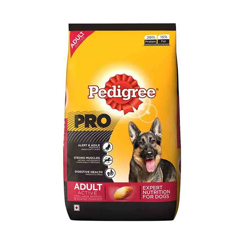 Pedigree PRO Expert Nutrition for Active Adult Large Breed Dogs (18 Months Onwards), Dry Dog Food