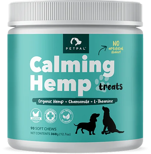 Petpal Calming Hemp Dog Treat Supplement