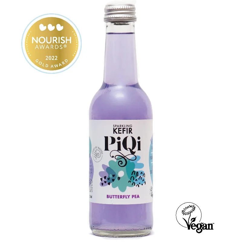 PiQi Fermented Kefir Water Butterfly Pea Flower 250ml