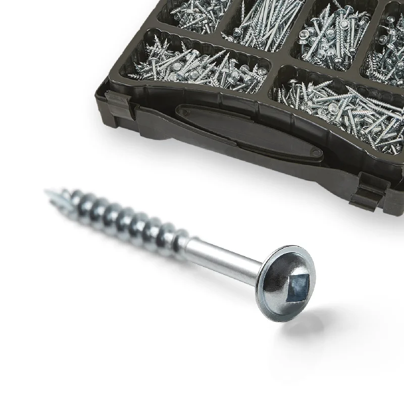 Pocket Hole Screw Kit - 700 Piece