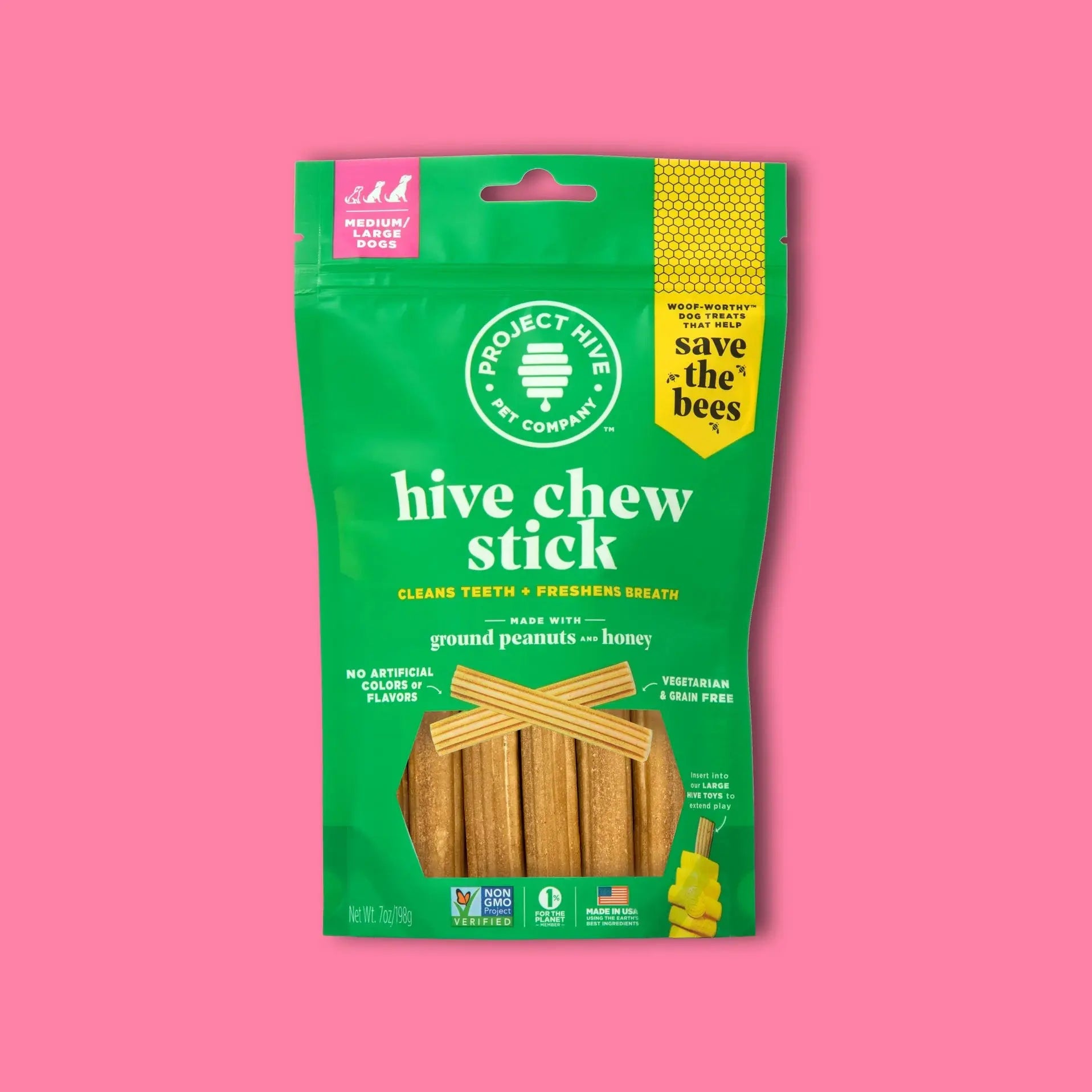 Project Hive Pet Company Hive Dog Chew Stick