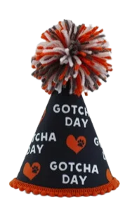 Pup Party Hats Gotcha Day Neutral Party Hat L