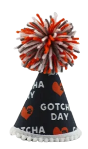 Pup Party Hats Gotcha Day Neutral Party Hat M