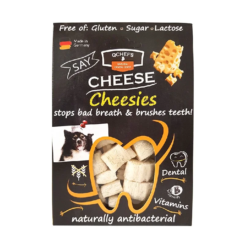 Qchefs Natural Cheesies Dog Dental Chew