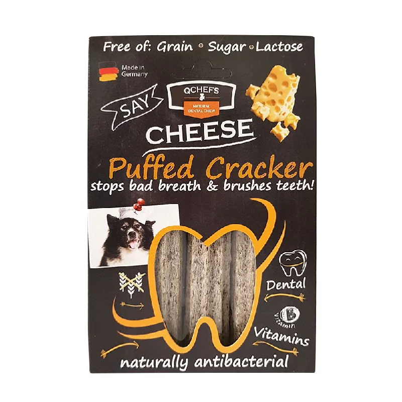 Qchefs Natural Puffed Cracker Dog Dental Chew