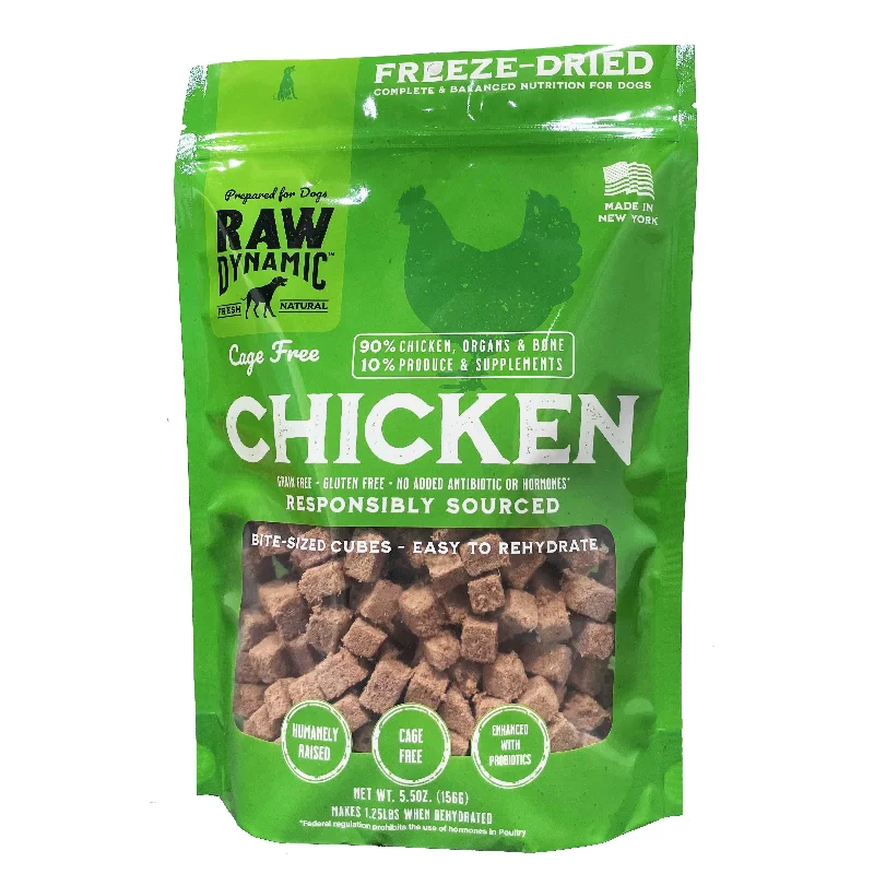 Raw Dynamic Freeze-Dried Cage-Free Chicken Recipe Dog Food