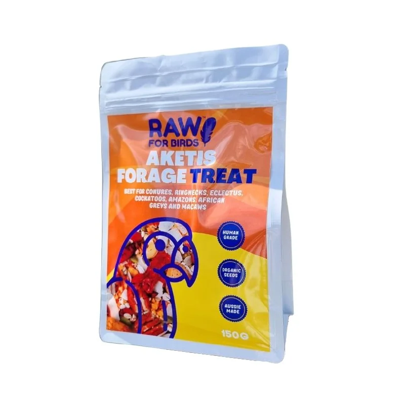 Raw for Birds Aketis Forage Treat Blend 300g