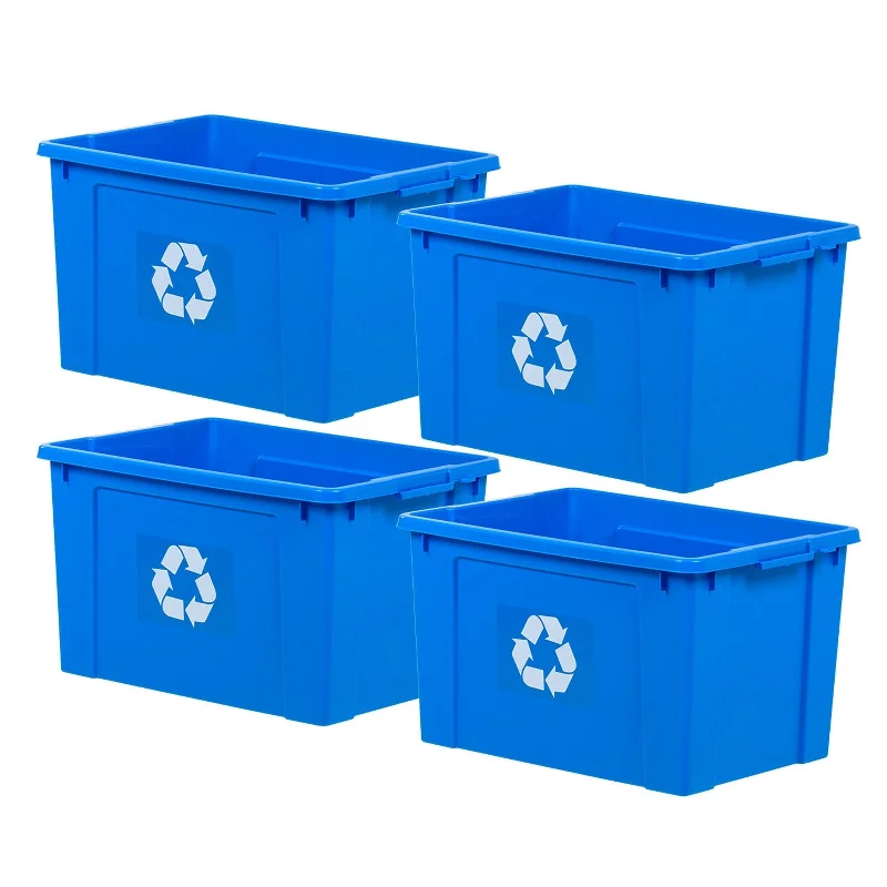 Recycling Box 4 Pack - 18 gal. (72 qt.)