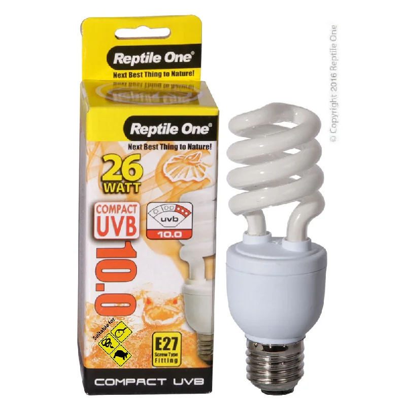 Reptile One Compact E27 UVB 26W 10.0 Light Bulb