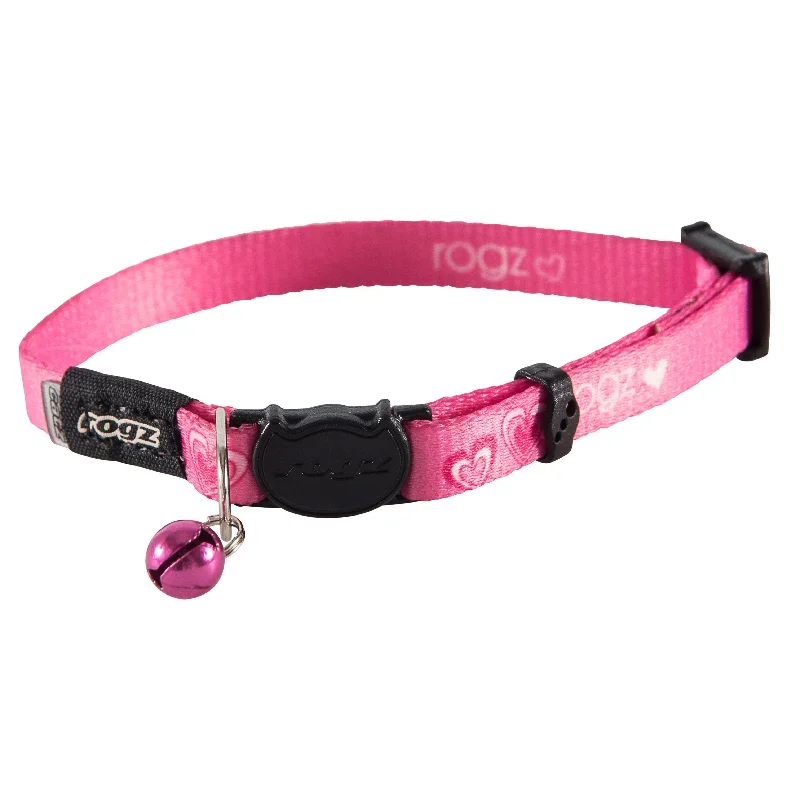 Rogz KiddyCat Safeloc Extra Small Cat Collar Pink