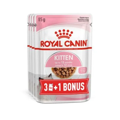 ROYAL CANIN vrećica za mačiće do 1.godine FHN KITTEN u želeu 85g, 3+1