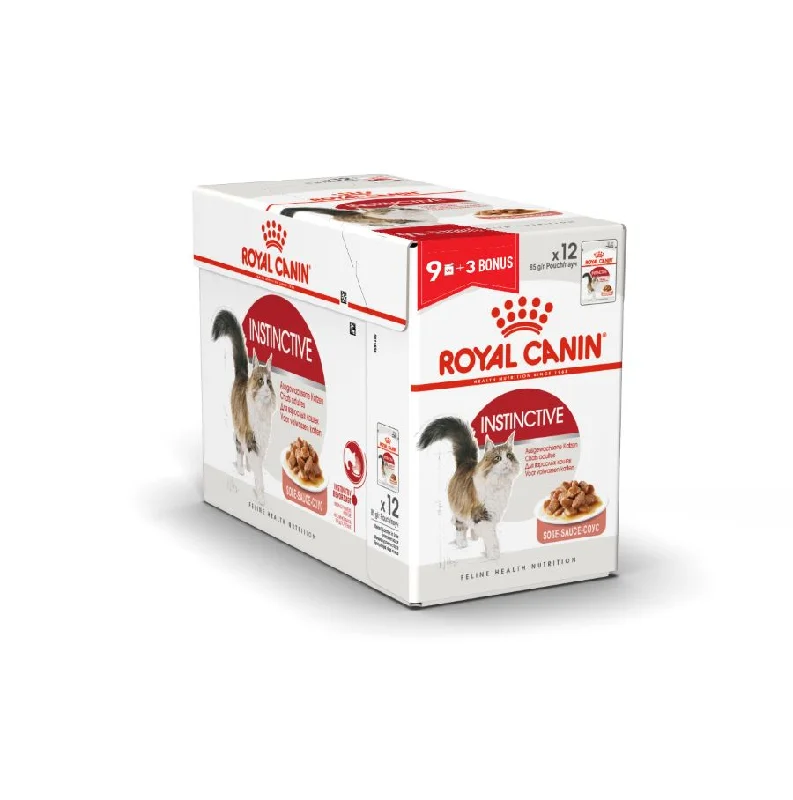 ROYAL CANIN vrećica za mačke FHN Instinctive u umaku 12x85g BONUS