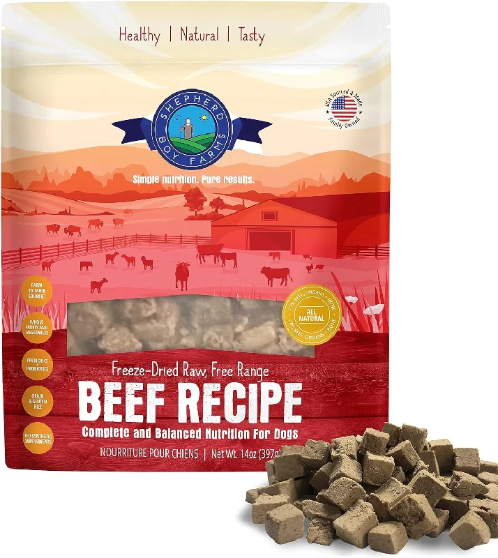 Shepherd Boy Farms Freeze-Dried Beef Recipe For Dogs