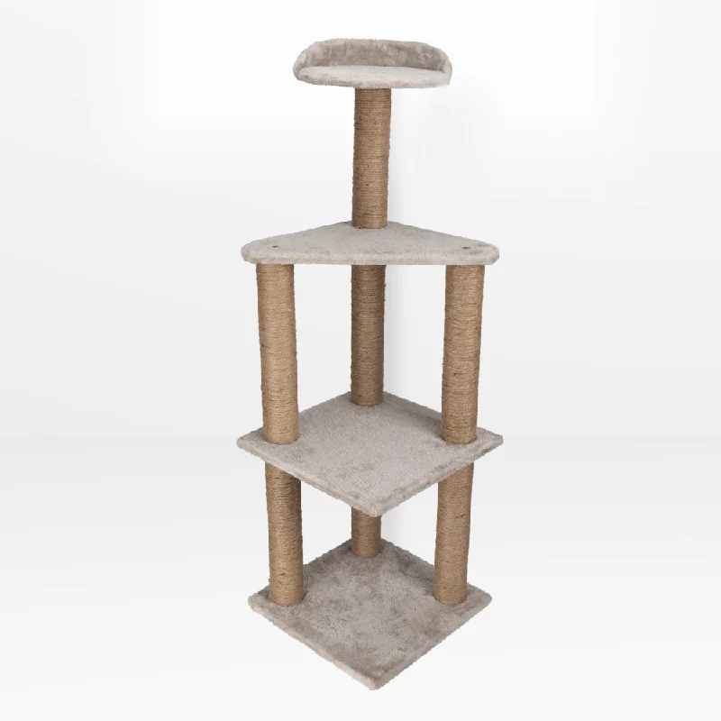 Skatrs Scratchy Wonderland Jumbo Multi Level Cat Tree with Sisal Posts Toy