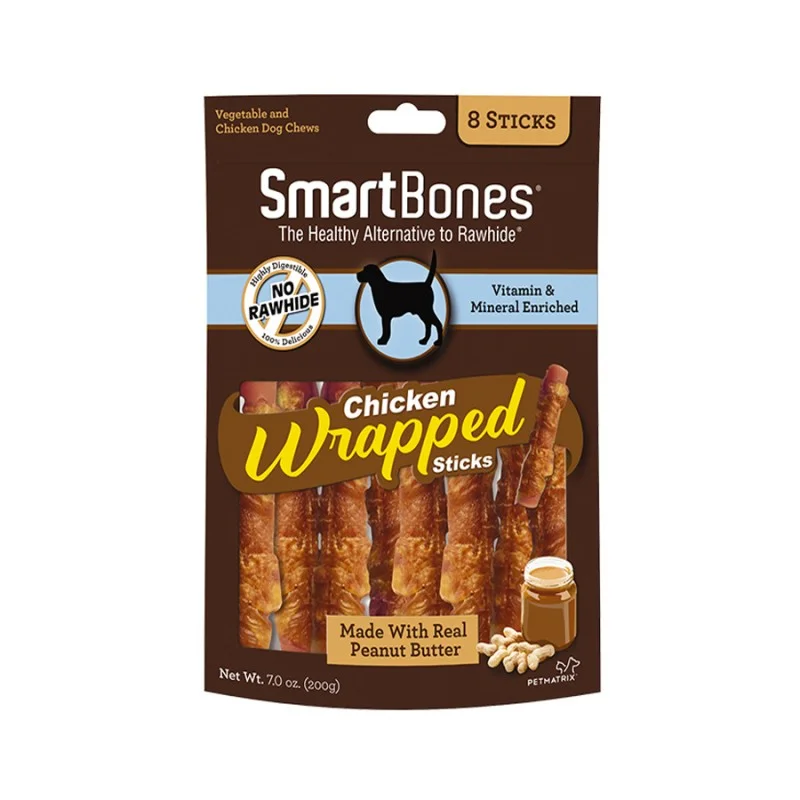 Smartbones Chicken Wrapped Peanut Butter Dog Treat