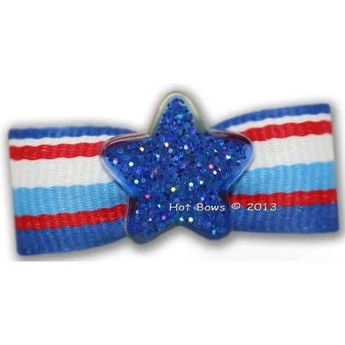 Spangled Salute Hair Bow