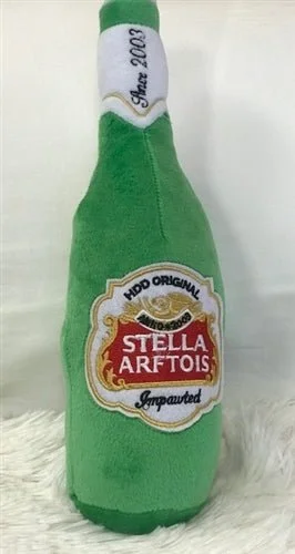 Stella Arftois Beer Bottle Plush Toy