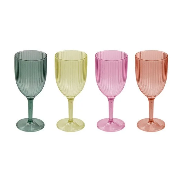 Summer Plastic Wine Glass