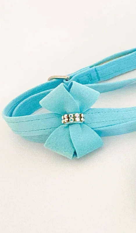 Susan Lanci AB Crystal Tiffi Nouveau Bow Leash