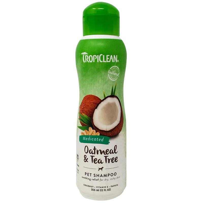 Tropiclean Oatmeal & Tea Tree Shampoo, 355 ml