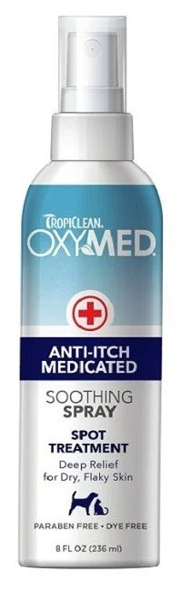 TROPICLEAN Spray pentru câini şi pisici anti-mâncărime Oxy-Med, 236ml