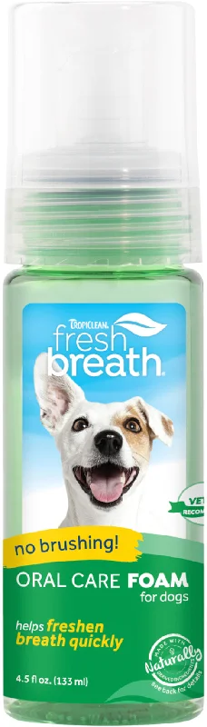 TROPICLEAN Spumă de îngrijire orală pentru câini Fresh Breat, 133ml