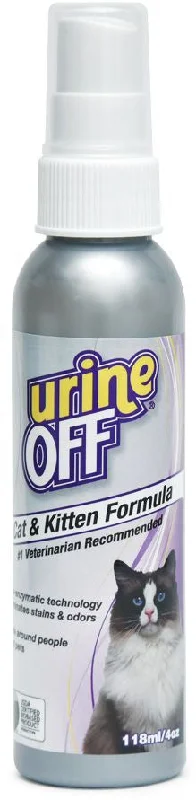 URINE OFF Spray pt îndepărtarea mirosului şi petele de urină a pisicilor, 118ml