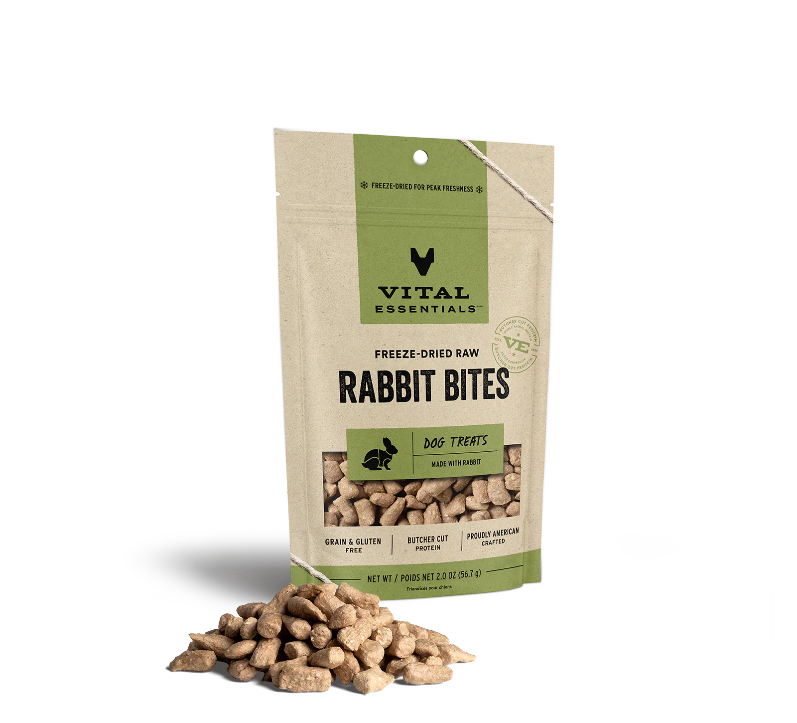 Vital Essentials - Dog Treat - Rabbit Bites